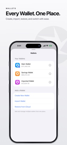 Aperture: BTC & Crypto Wallet iPhone screenshot 5
