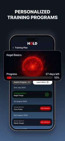 kegel trainer - hold screenshot
