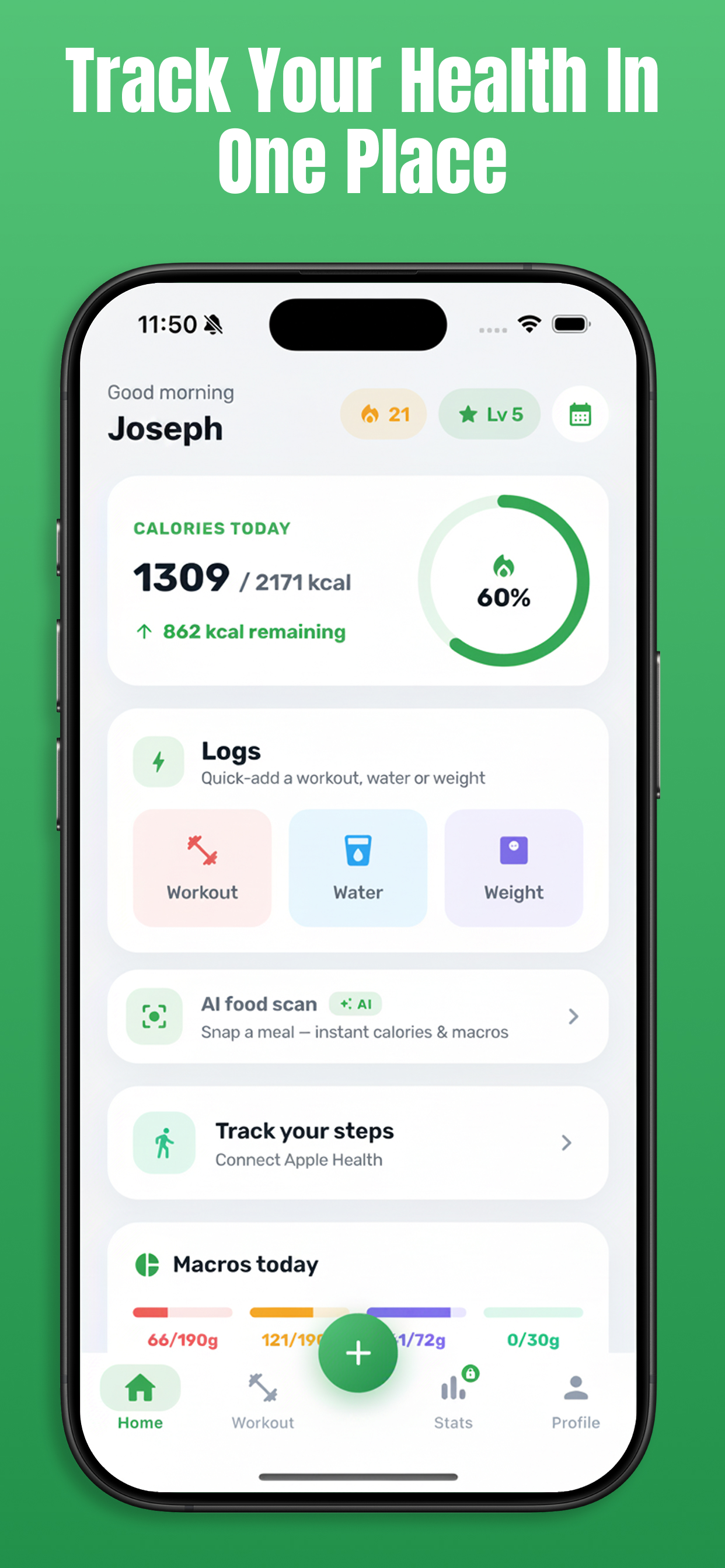 AI Calorie Counter & Workout screenshot 3