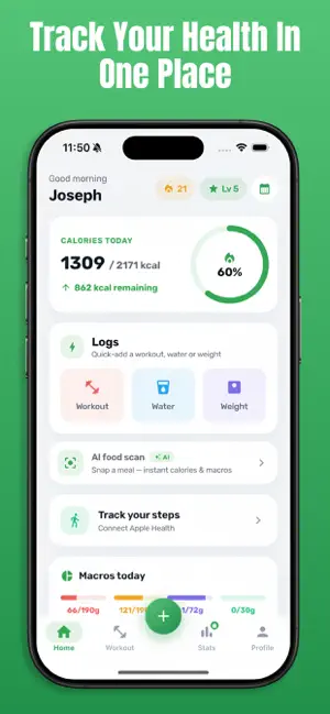 AI Calorie Counter & Workout screenshot 3