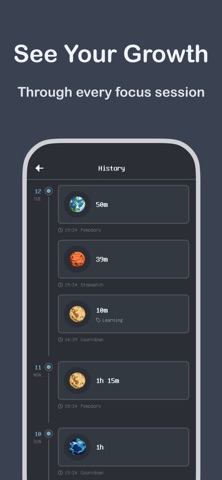 Focus Planet: Study Timer Screenshot 3 of 4