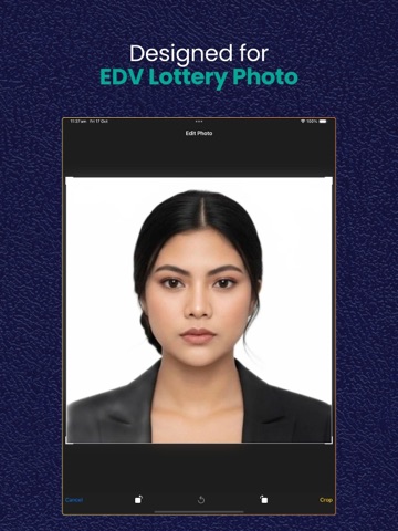 DV Lottery Photo Tool iPad screenshot