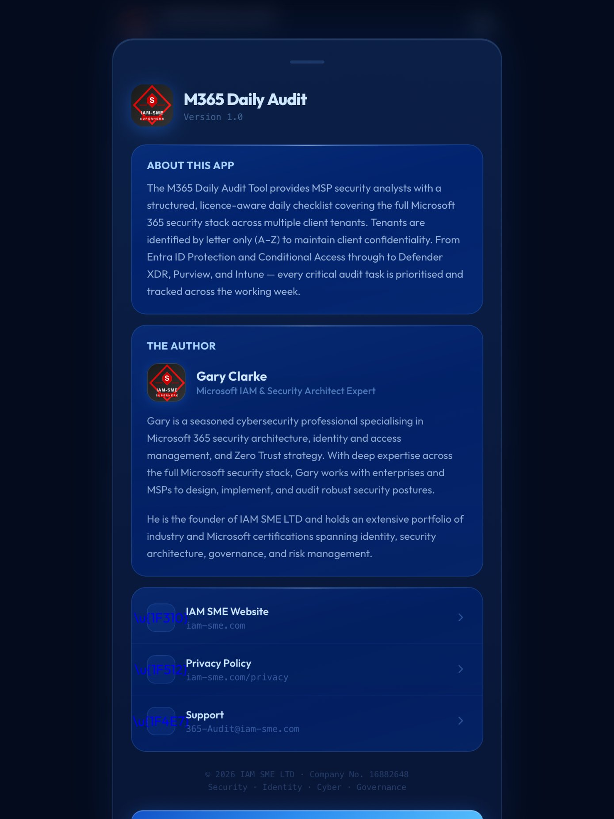 365 Security Audit Tool