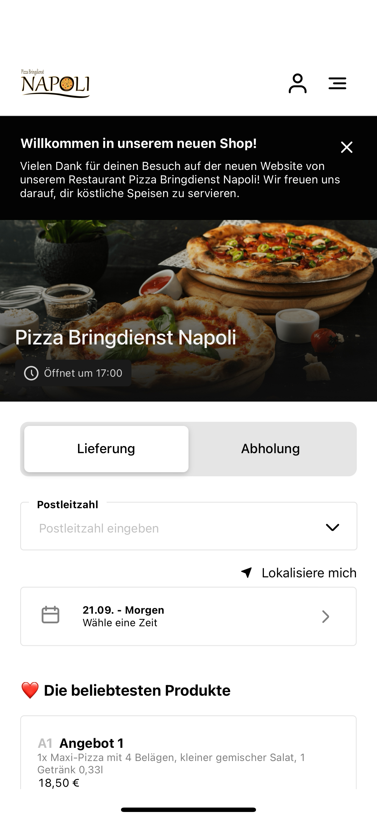 Pizza Bringdienst Napoli screenshot 3