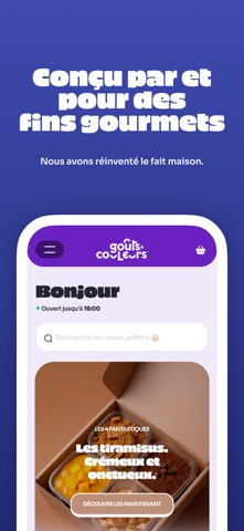 Screenshot 1 of Goûts & Couleurs App