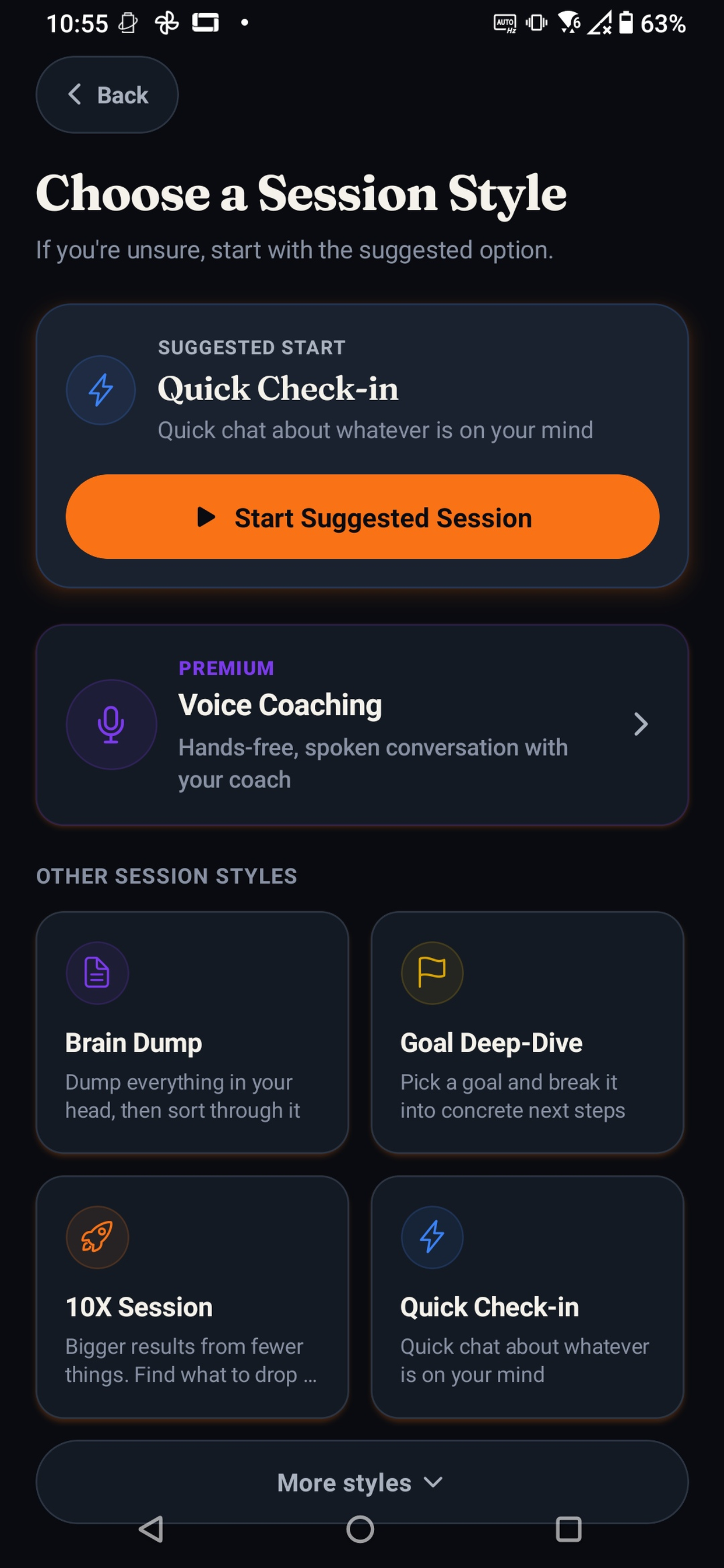 MeCoach screenshot 4