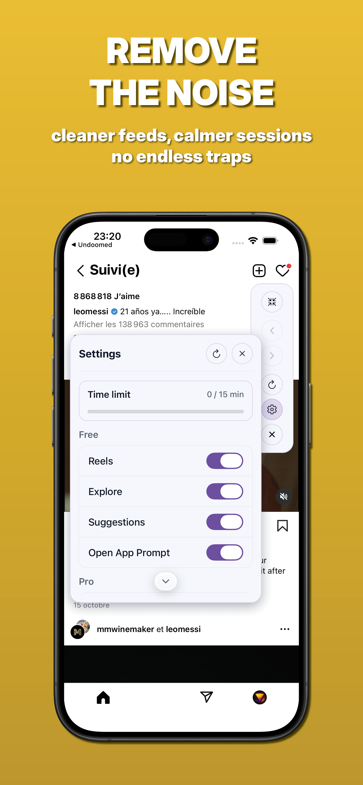 UNDOOMED: Reels & Feed Blocker
