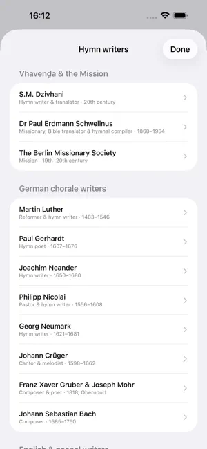 Hymnal Voice screenshot 1