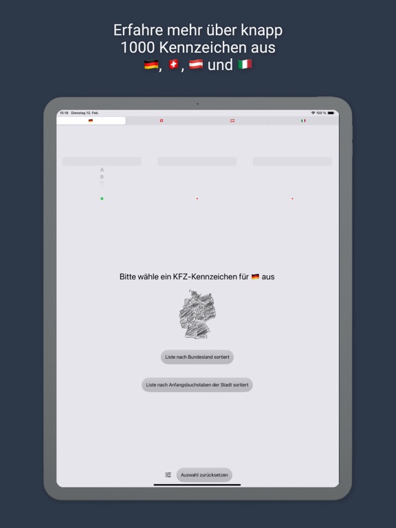 Screenshot #4 pour KennzeichenInfo