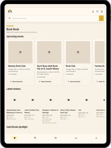 The Book Nook Canby ipad screenshot 2