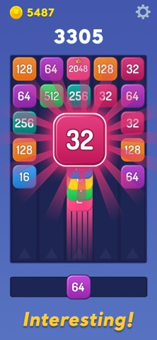 Merge Blocks - Fresh Twist iPhone screenshot
