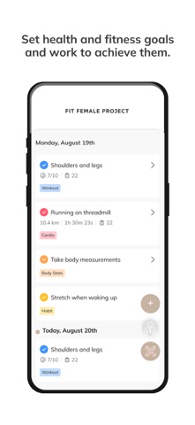 Fit Female Project screenshot