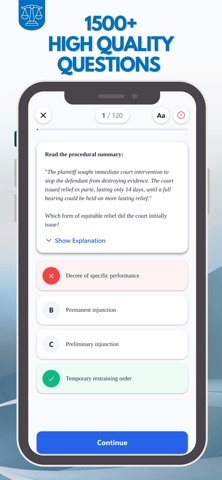 Paralegal Exam Prep Test 2026 iPhone screenshot