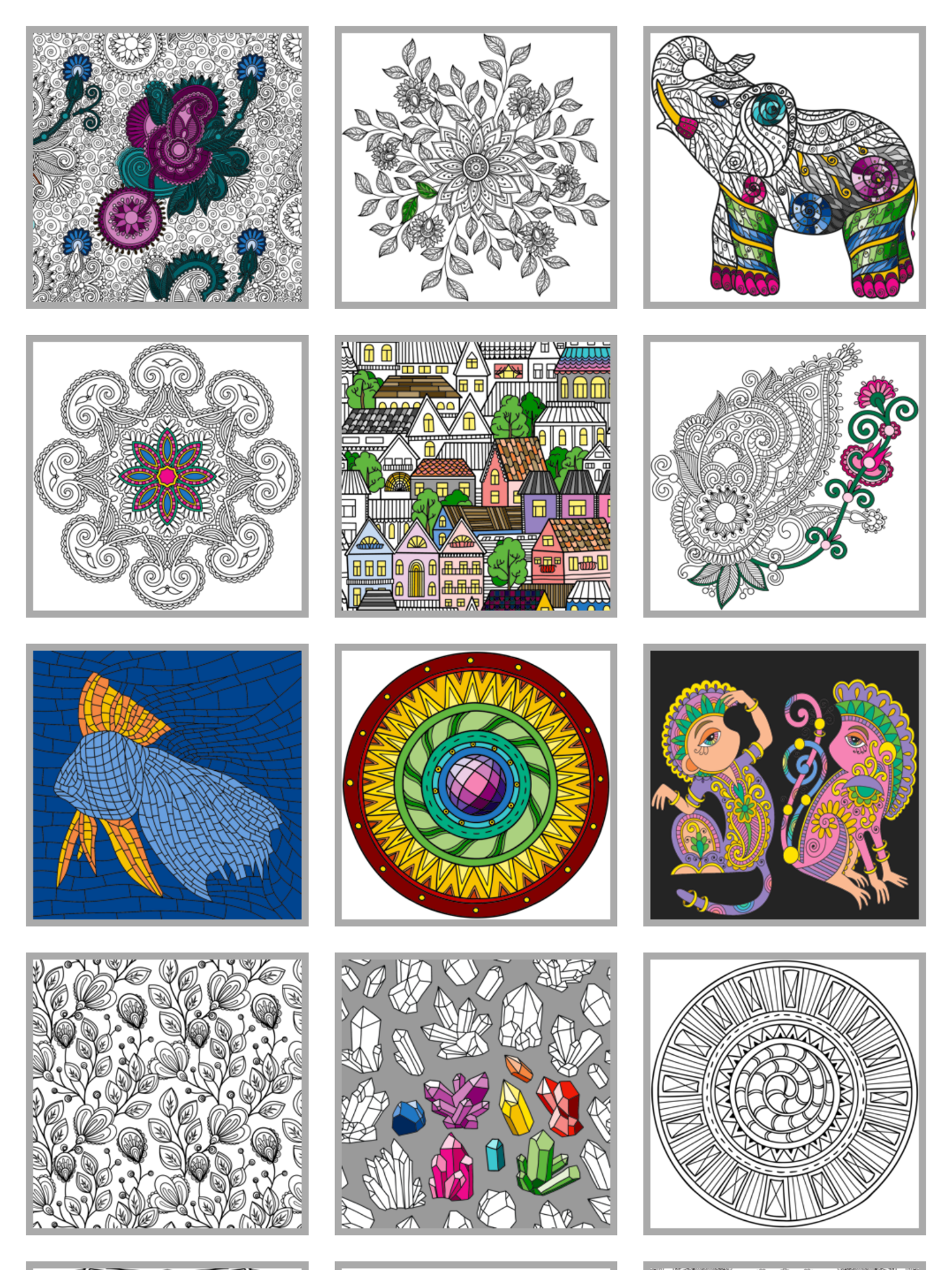 Mindfulness Coloring 1