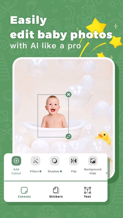 Precious Baby Photo Editor App Screenshot