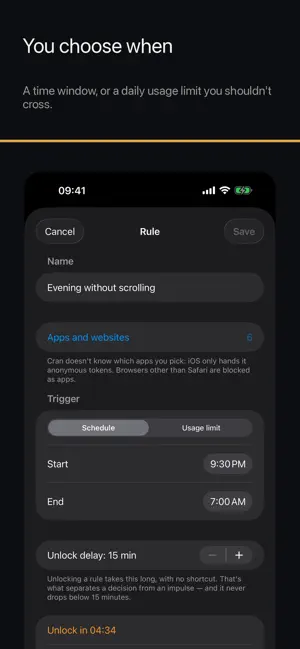 Block Apps: Cran screenshot 3
