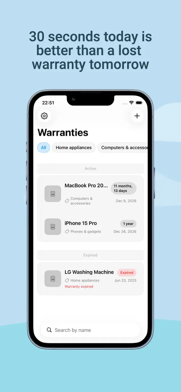 Screenshot #2 pour Warranty Tracker – Never Miss
