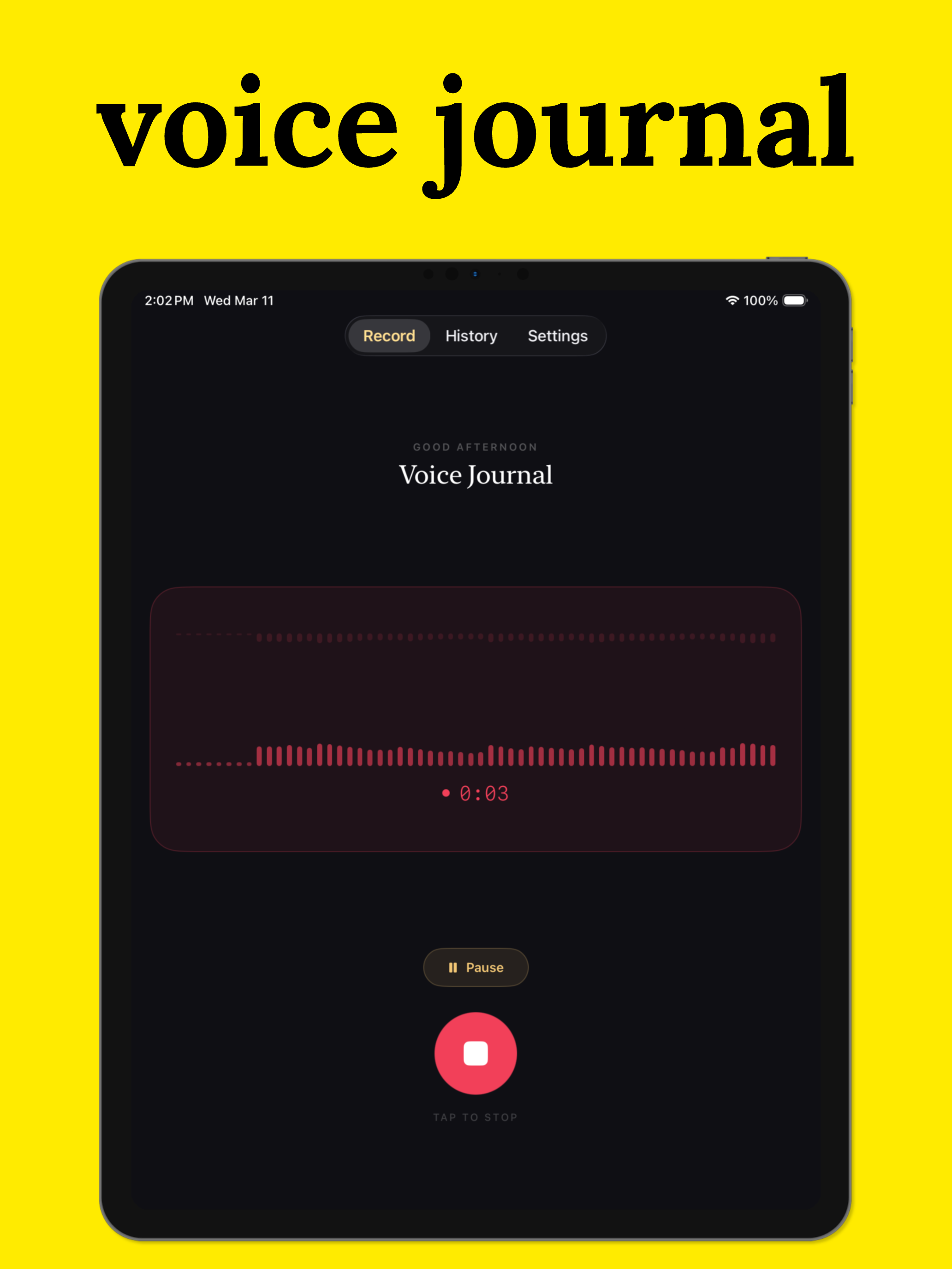 Voice Journal - Audio Diary screenshot 6