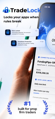 TradeLock: Trading Discipline iPhone screenshot