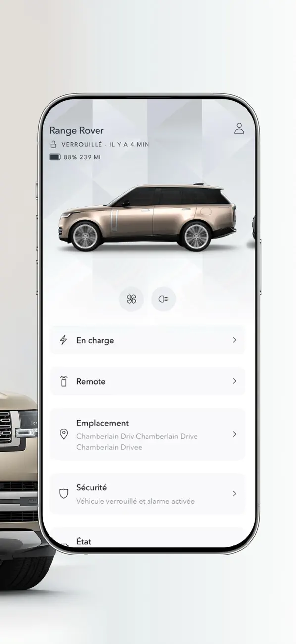 Screenshot #2 pour Land Rover Remote
