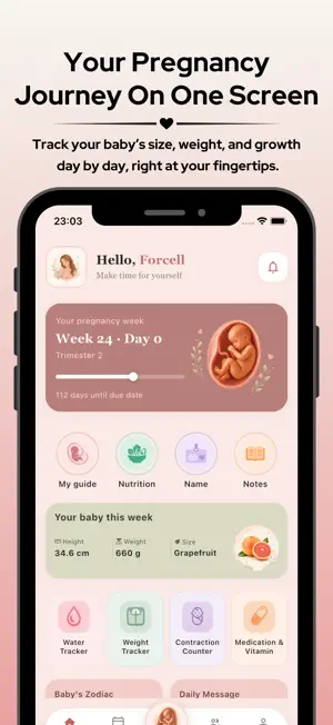Koza: Pregnancy & Baby Tracker screenshot 2