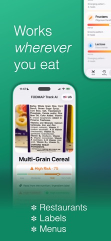 FODMAP Track AI: Food Scan Screenshot 4 of 5