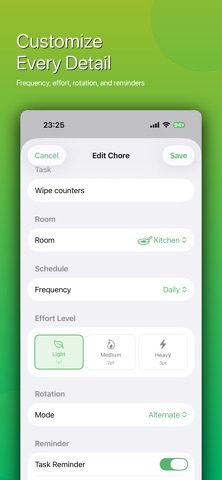 ChoreCycle - Chore Rotation iPhone screenshot