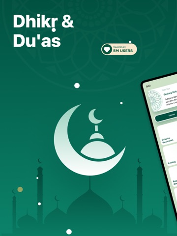 MyIman: Dhikr Dua Adhkar Azkar iPad screenshot