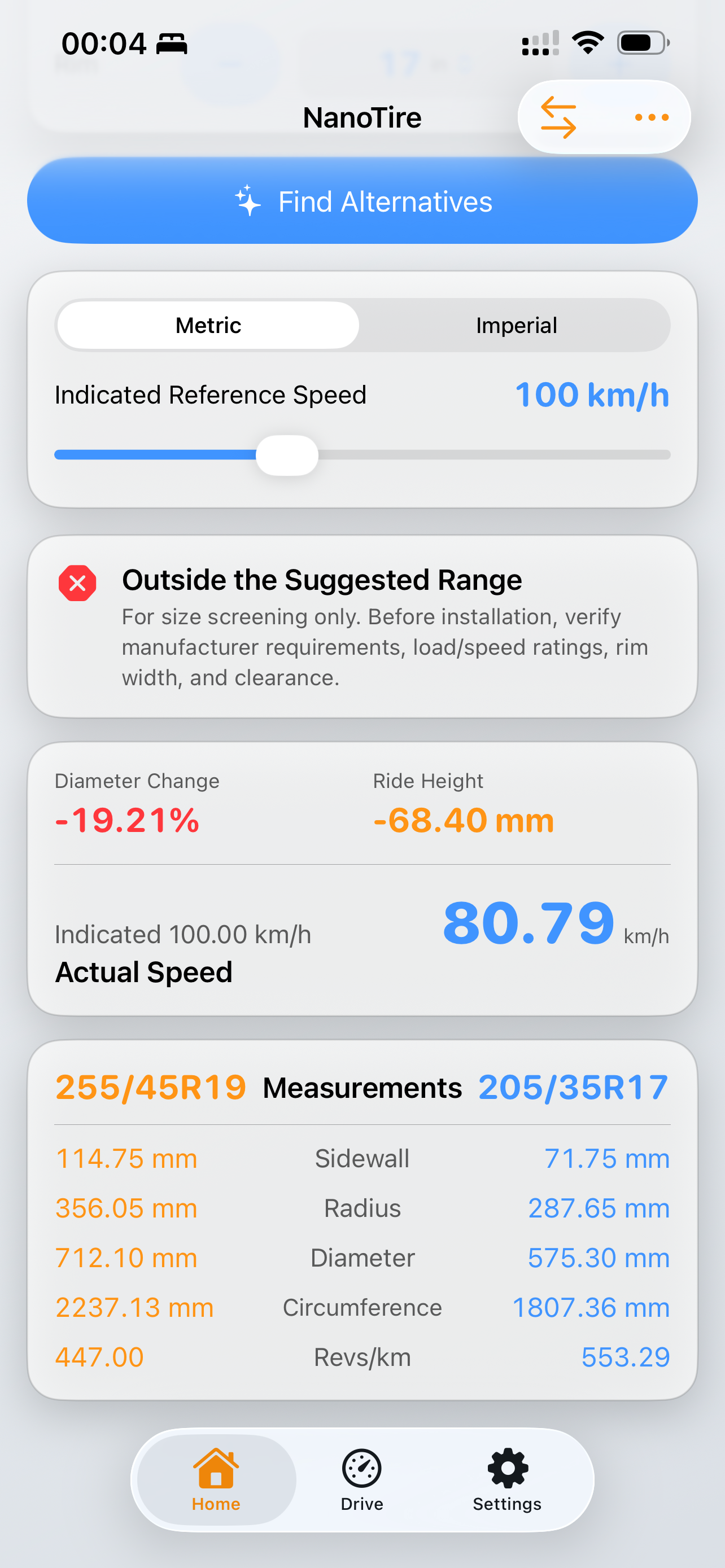 NanoTire screenshot 2
