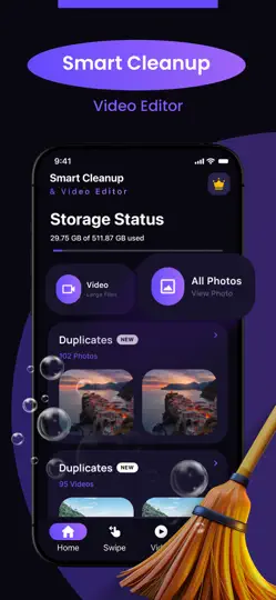 Capture d'écran de Smart Cleanup & Video Editor sur iPhone 1
