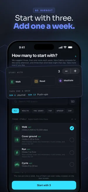 Never Stall: Level Up Habits screenshot 4