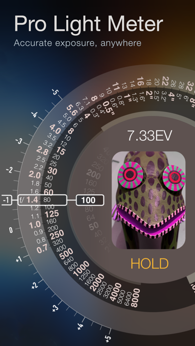 Screenshot #1 pour Light Meter Wheel