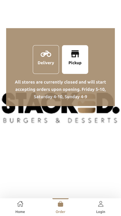 Stacked Burgers and Desserts Screenshot