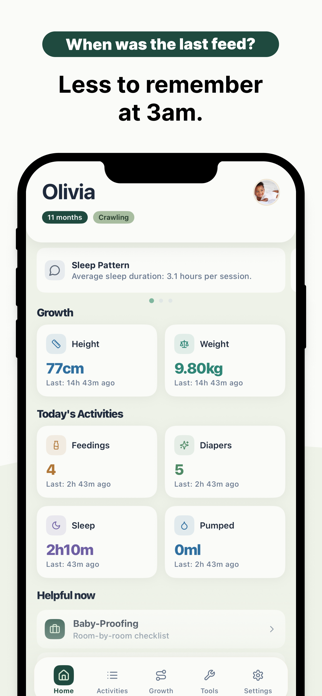 Buggy: Baby Tracker & Log Screenshot 1 of 5