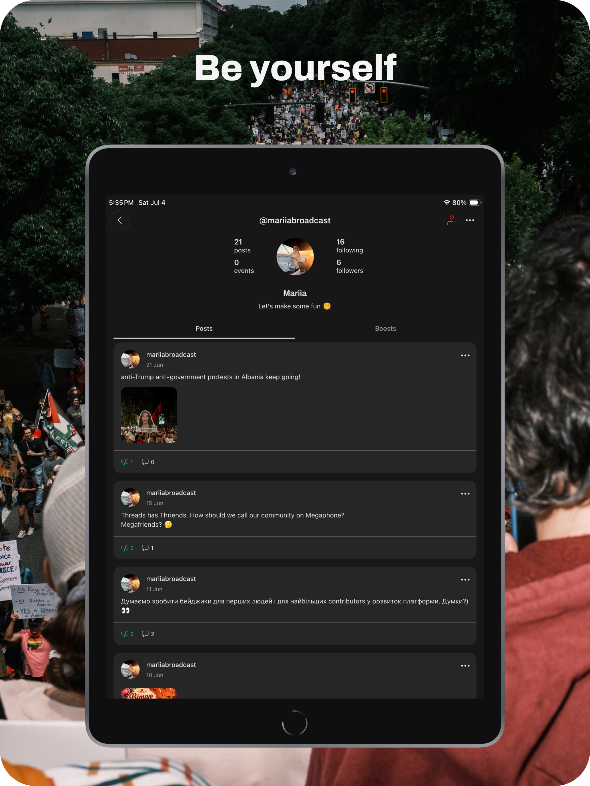 Megaphone Social screenshot 9