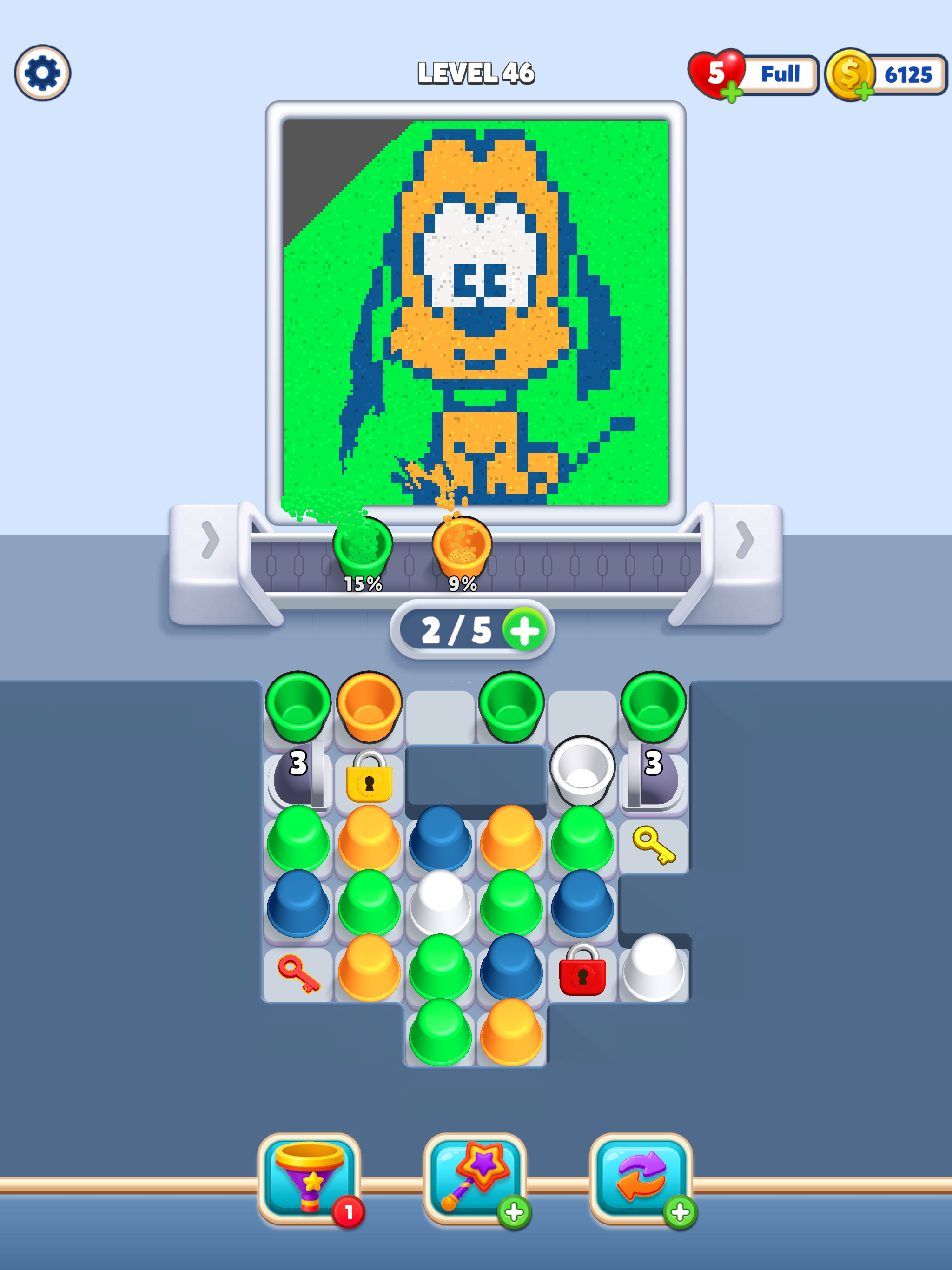 Sand Out: Color Sorting