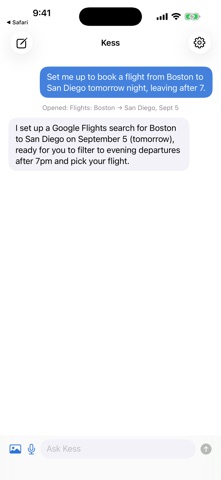 Kess: AI Personal Assistant Screenshot 1 of 6