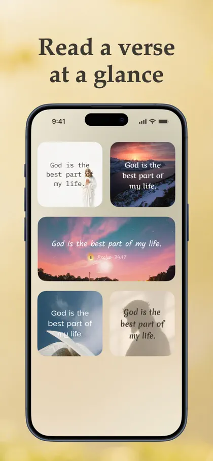 Captura de tela 4 de 6 de Bible Widgets: Verse & Prayer