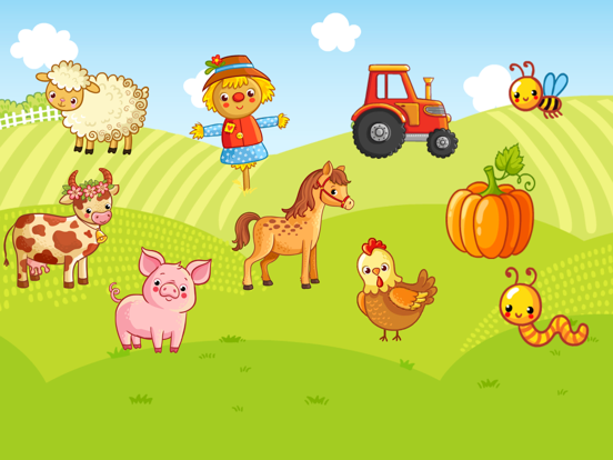 Farm animal pet games for kids iPad screenshot 10 - Education app