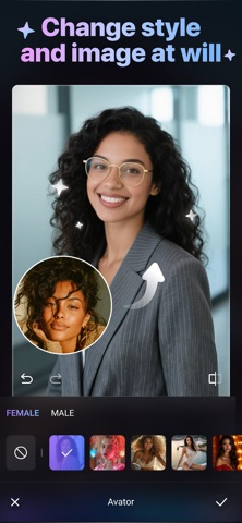 Glowzy: AI Photo Editor iPhone screenshot