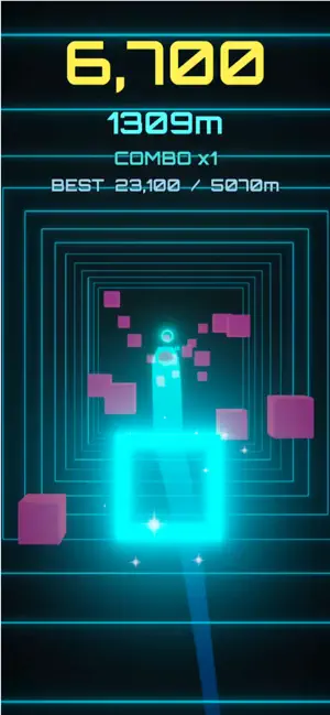 Neon Drop Arcade screenshot 2