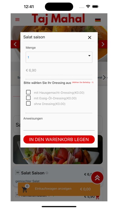 Screenshot 3 of Taj Mahal Ulm App