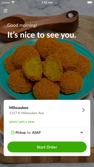 Falafel & Grill Mediterranean iPhone screenshot 2 - Food & Drink app