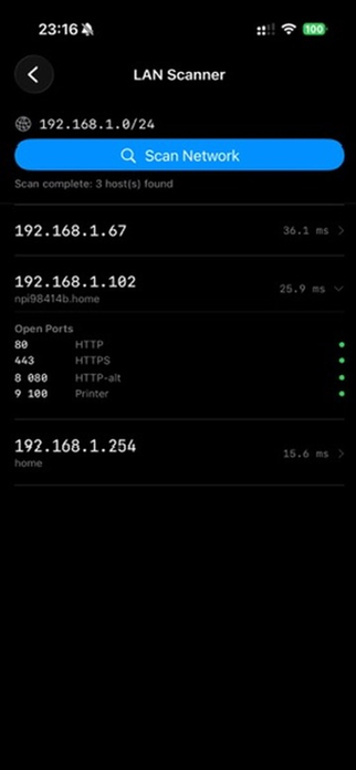NetDiag+ Network Toolkit Screenshot 3 of 7