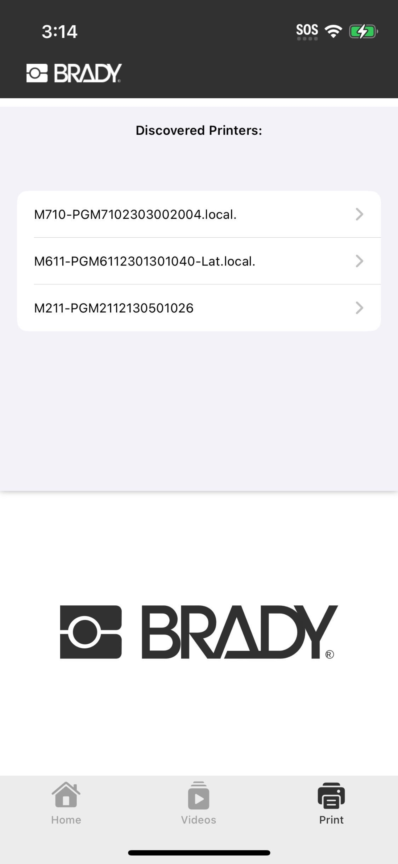 Brady Print SDK