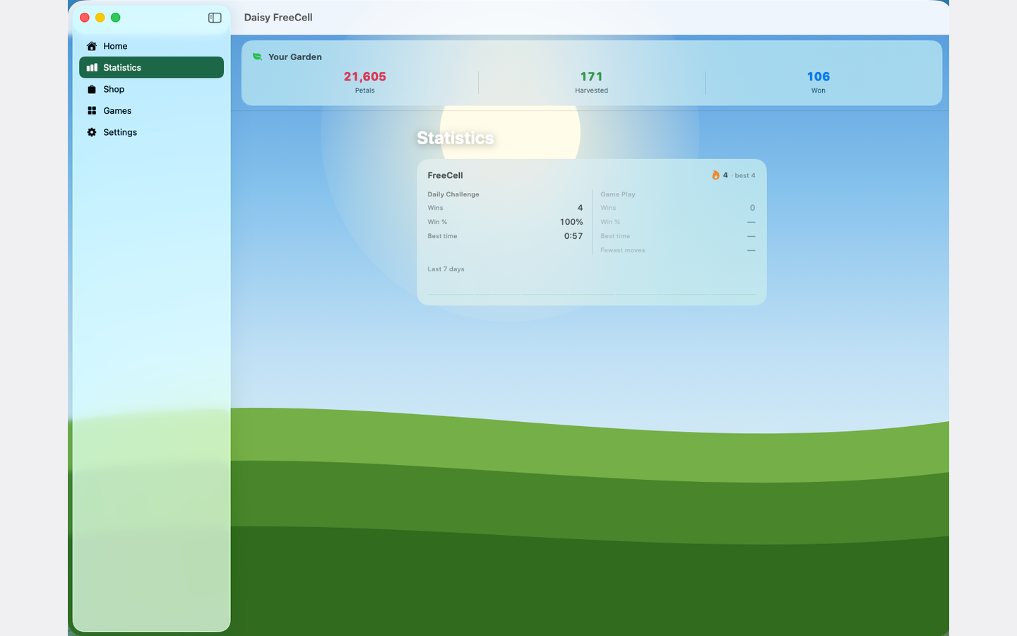 Daisy Garden TriPeaks screenshot 21