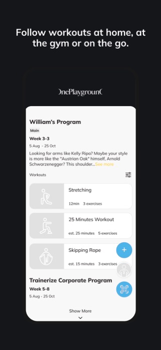 One Coach. Screenshot 3 of 6