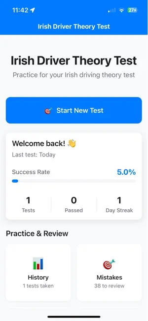 Irish Driving Theory Test screenshot 1