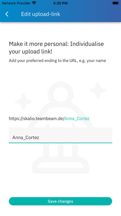 TeamBeam Transfer Mobile Screenshot