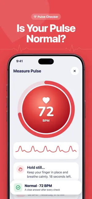 Heart Rate Monitor, Health Log screenshot 2